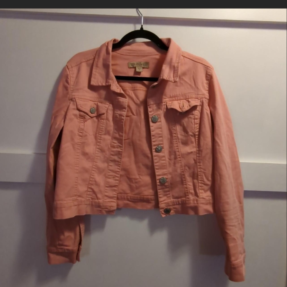 Nine West Light Pink Jean Jacket